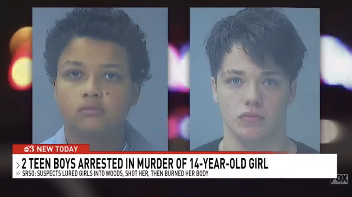 Mugshot of Florida teenagers